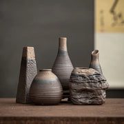 Vintage Rustic Ceramic Flower Vase