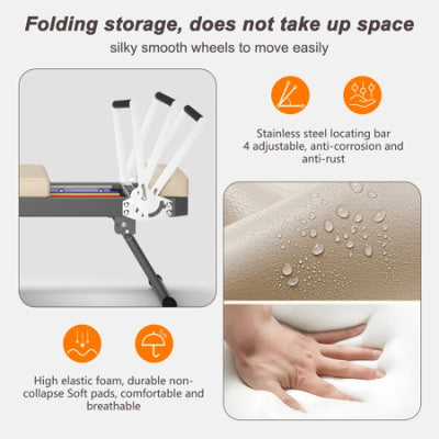 Foldable Pilates Reformer Machine for Home Workouts