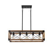 5 Lights Vintage Farmhouse Chandelier