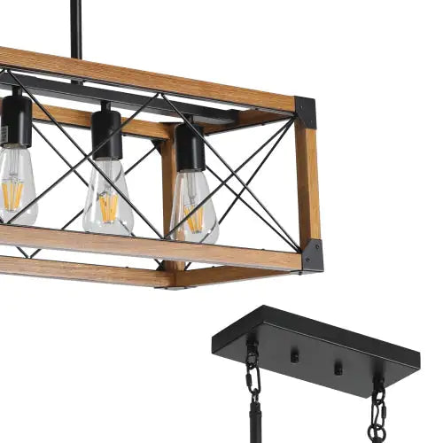 5 Lights Vintage Farmhouse Chandelier