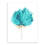 Nordic Floral Canvas Painting - Modern Rose Wall Art