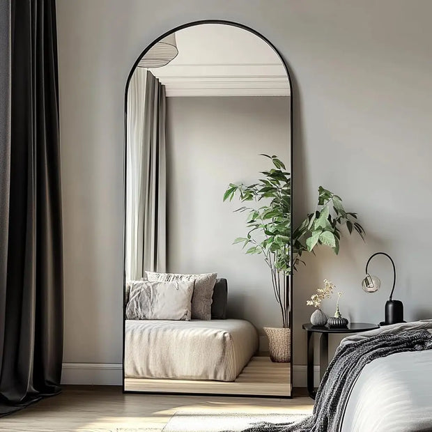 JAWGLOW Arched Floor Mirror