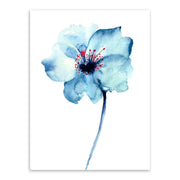 Nordic Floral Canvas Painting - Modern Rose Wall Art